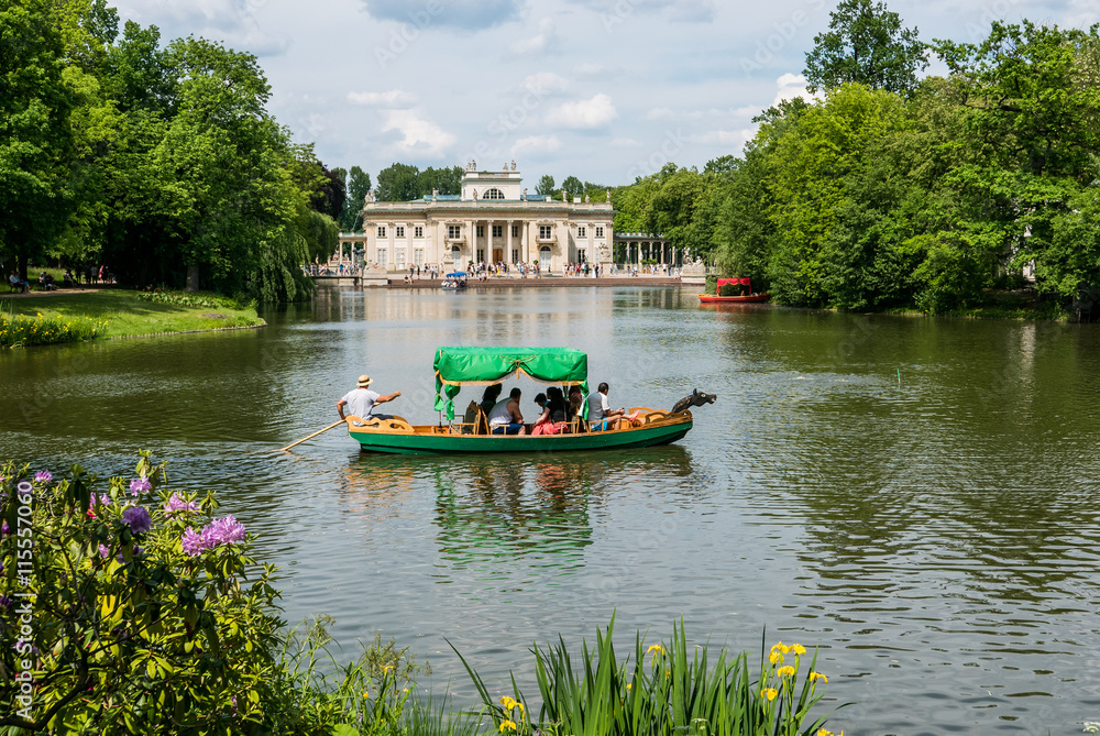 Naklejka premium Lazienki Park, Warsaw, Poland