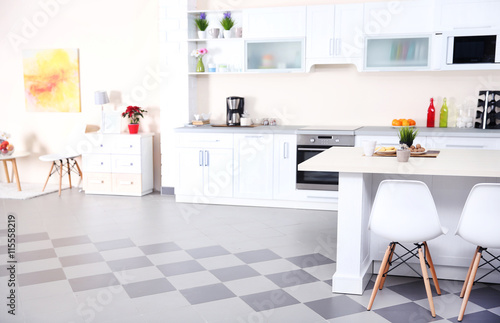 New modern kitchen interior