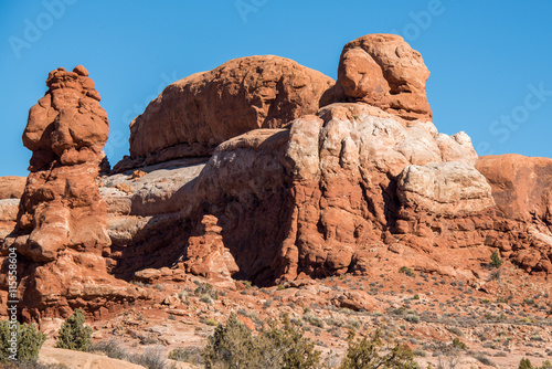 Views around the Arches National Park, Utah