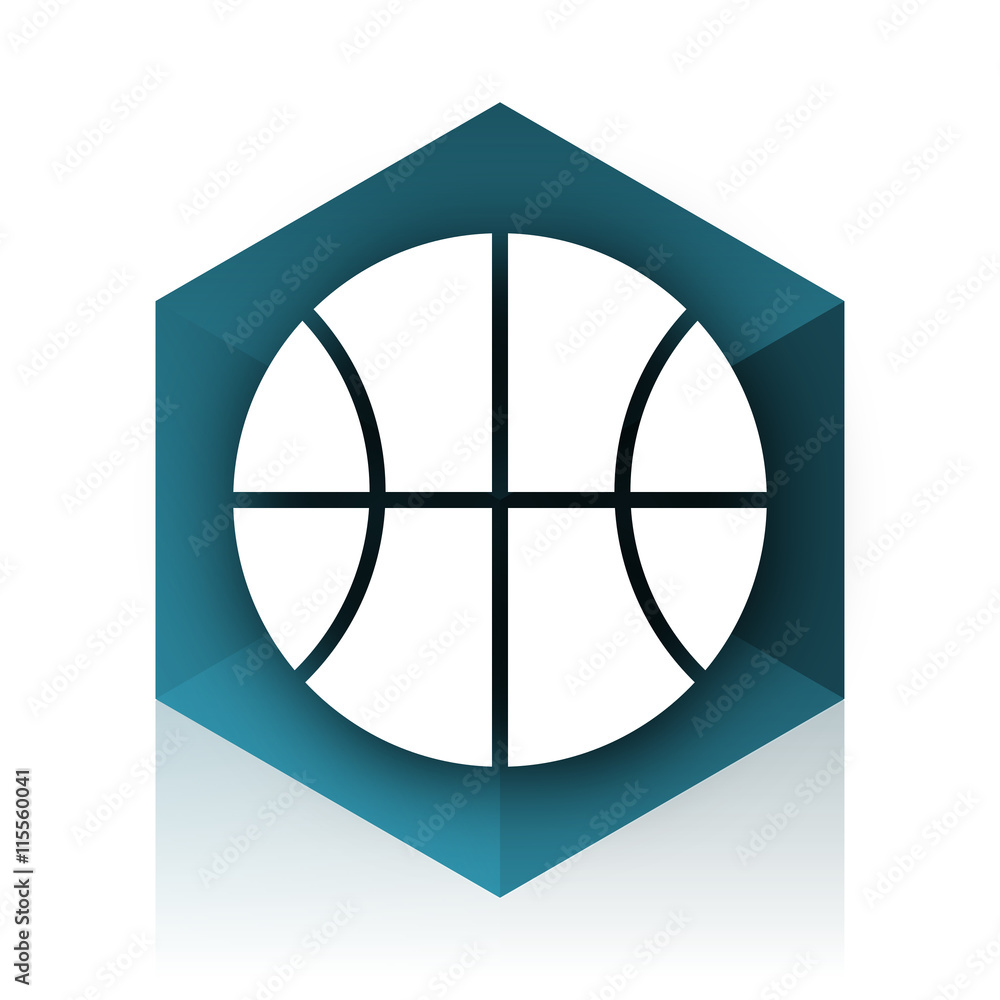 ball blue cube icon, modern design web element ball blue cube icon, modern design web element