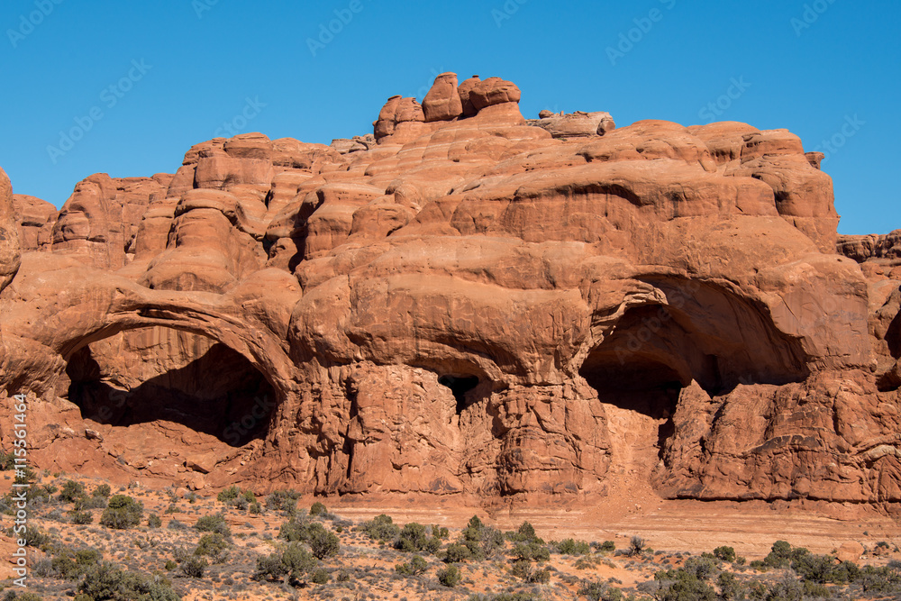 Views around the Arches National Park, Utah