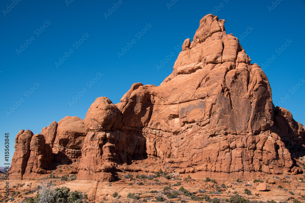 Views around the Arches National Park, Utah