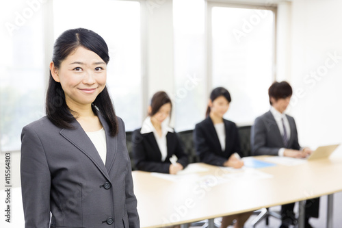 portrait of businesspeople in the office