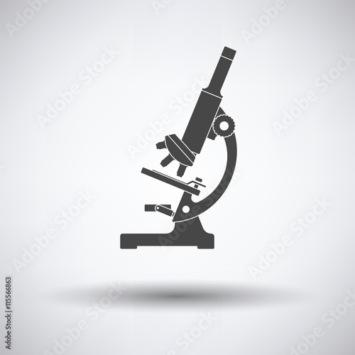Icon of chemistry microscope
