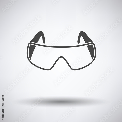 Icon of chemistry protective eyewear