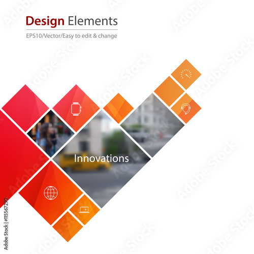 Wallpaper Mural Vector Design Element for graphic layout. Abstract background te Torontodigital.ca