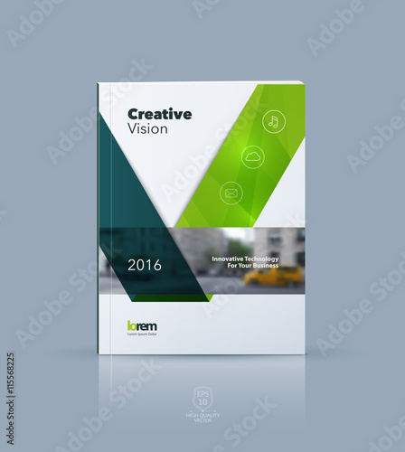 Vector design for cover annual report. Brochure or flyer templat