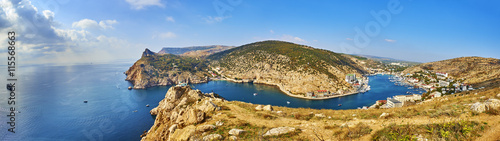 The panorama of Balaklava bay, Crimea © truba71