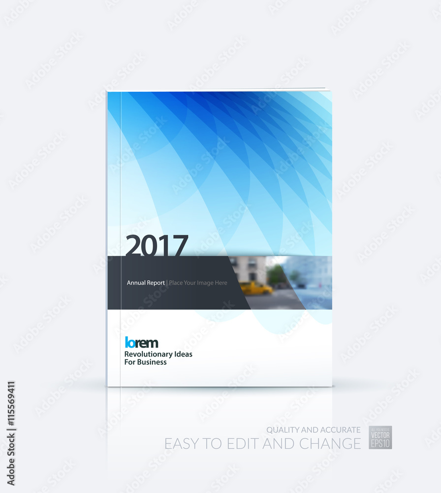 Fototapeta premium Brochure template layout, cover design annual report, magazine, 