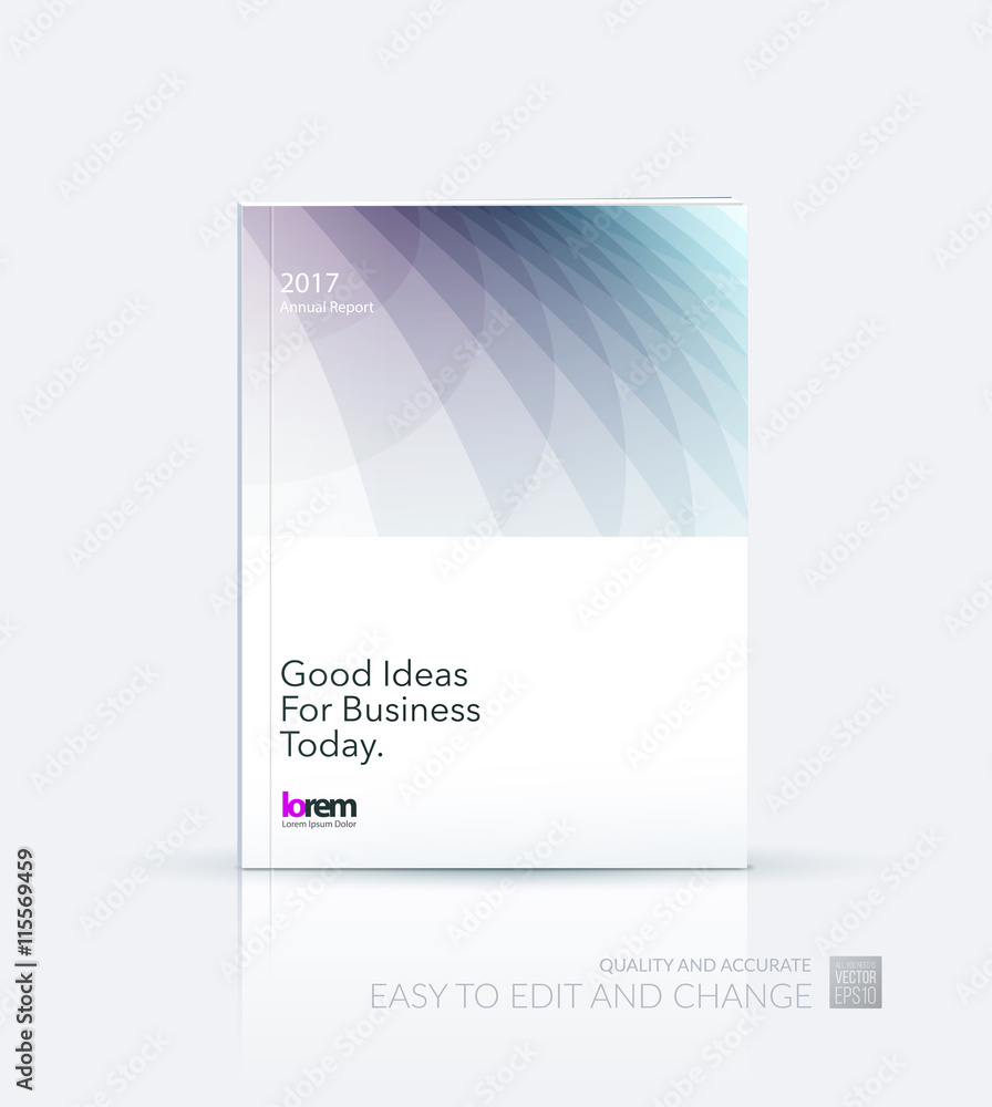 Fototapeta premium Brochure template layout, cover design annual report, magazine,