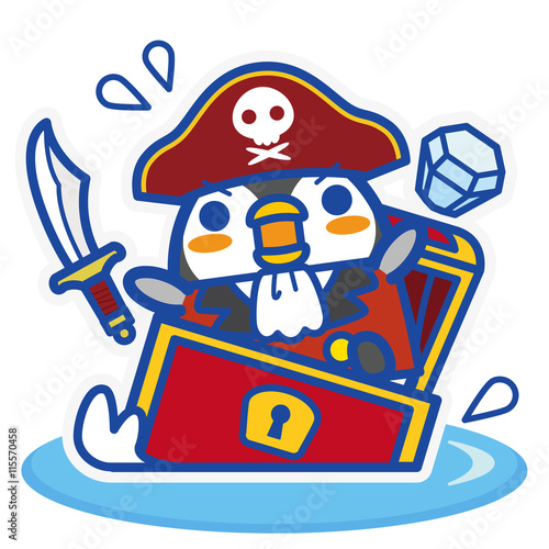 ペンギンカフェ 海賊+宝箱