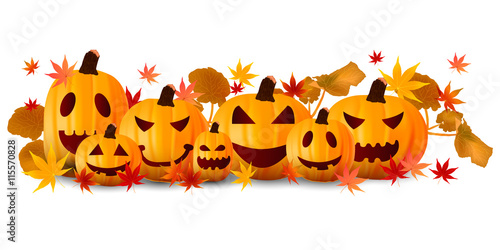 ハロウィン　かぼちゃ　秋　背景