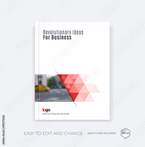 Abstract brochure template, cover design annual report, magazine