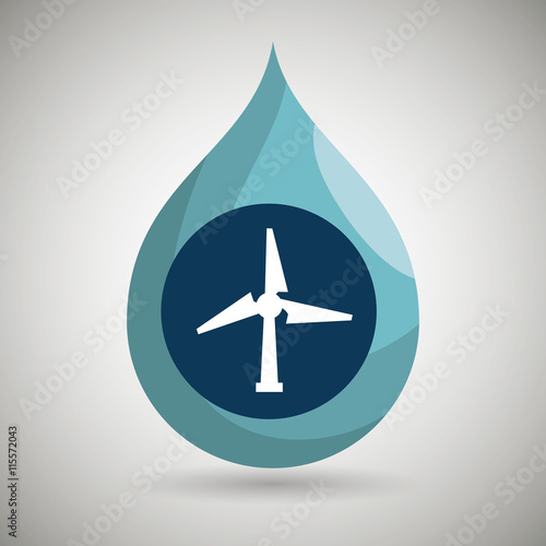 symbol of eolic isolated icon design, vector illustration  graphic 