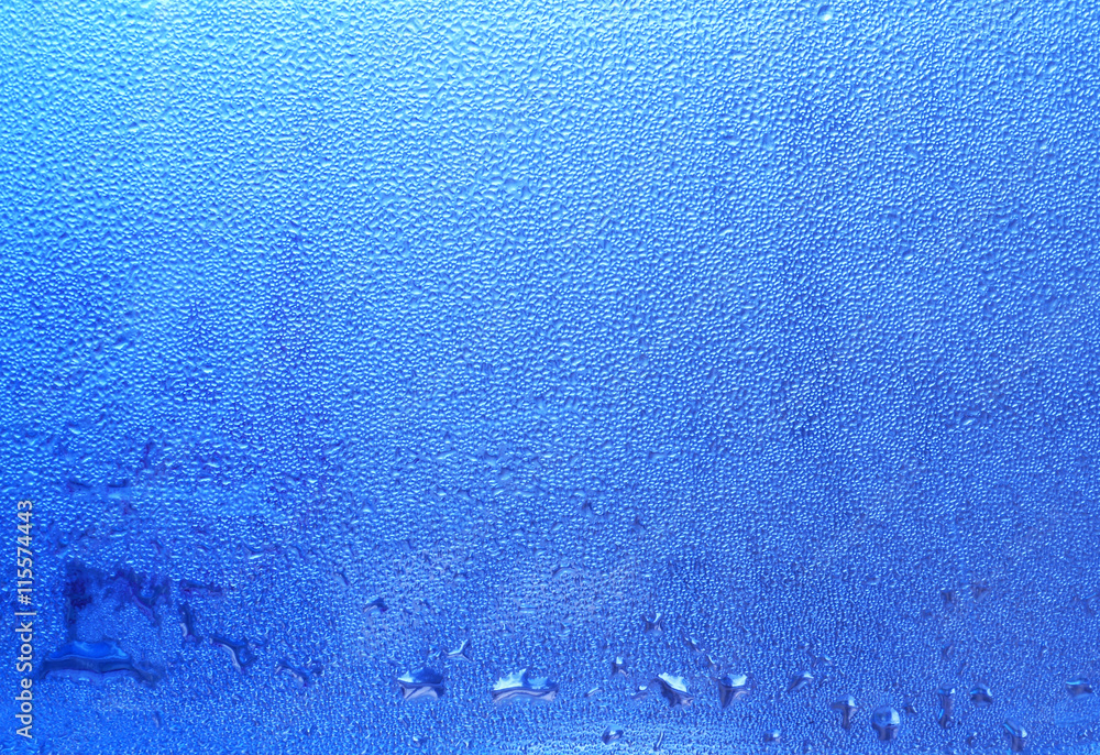 Water drops on plastic surface texture