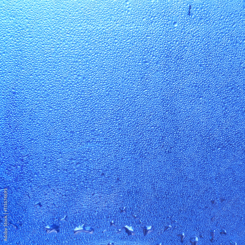 Obraz premium Water drops on plastic surface texture