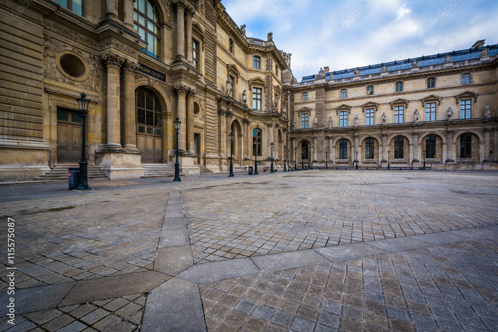 Pavillon Colbert, at the Louvre Palace, in Paris, France.