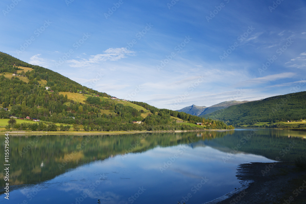 Norway, Gudbrandsdal, Lom, Scenic view of landscape Norway, Gudbrandsdal, Lom, Scenic view of landscape
