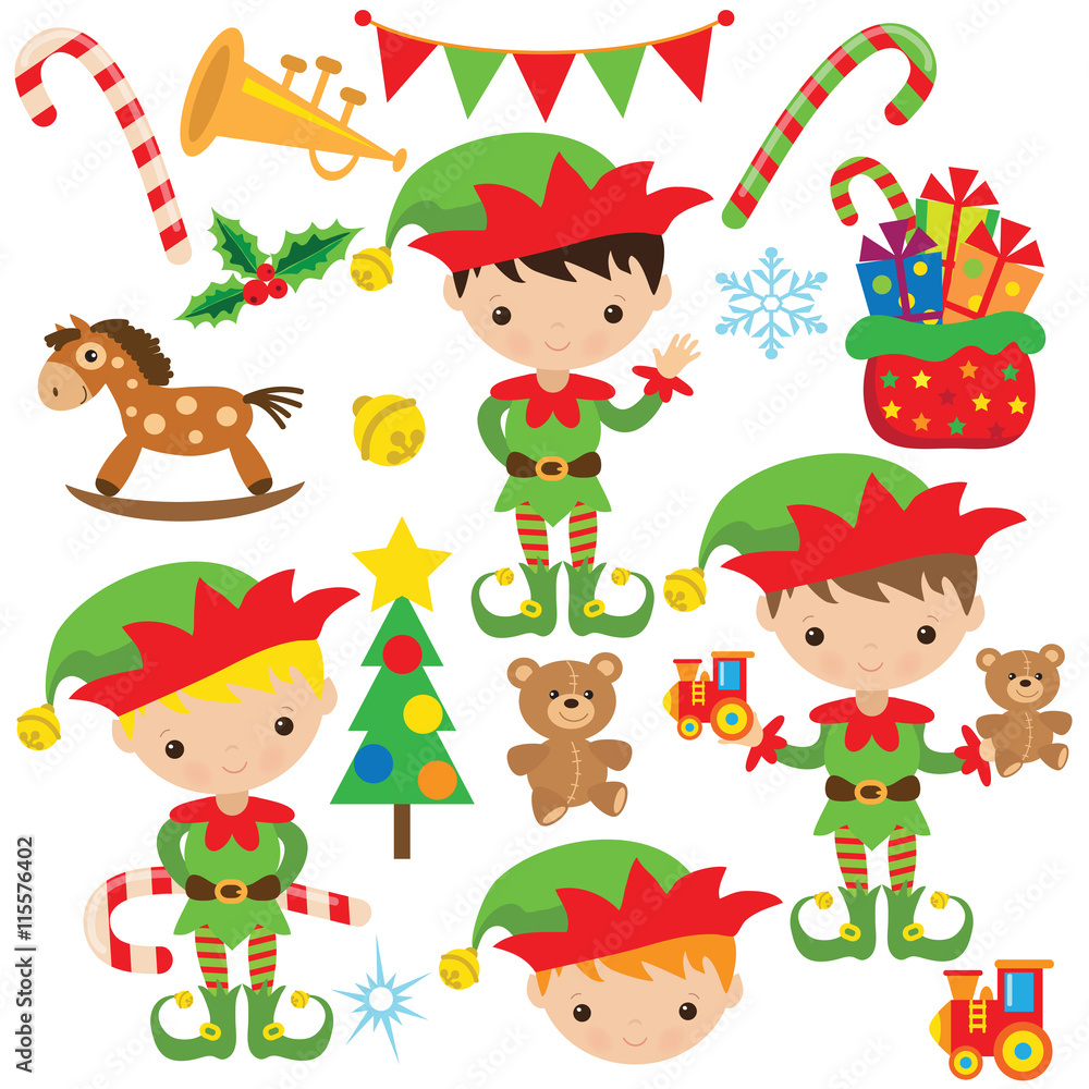 Christmas elf vector illustration
Christmas elf vector illustration