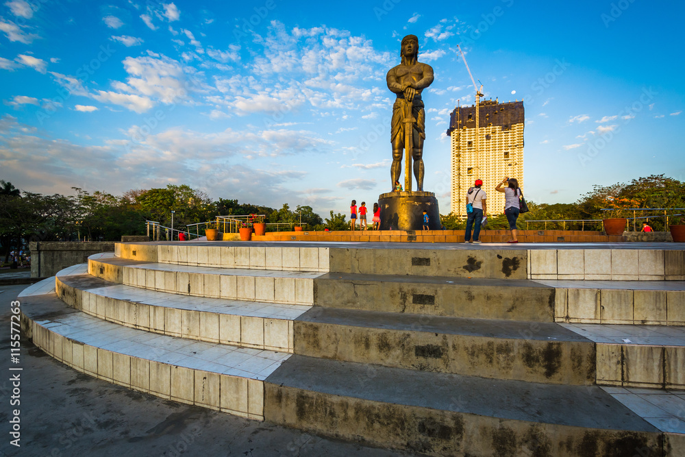 The Lapu Lapu Monument at Rizal Park, in Ermita, Manila, The Phi