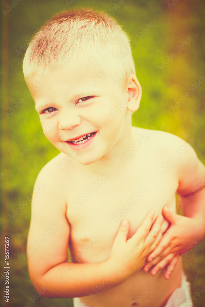 Smiling Little Boy Smiling Little Boy