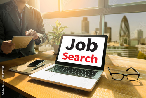 Businessman Internet Online Job Search