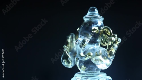 Ganesha Crystal statue photo