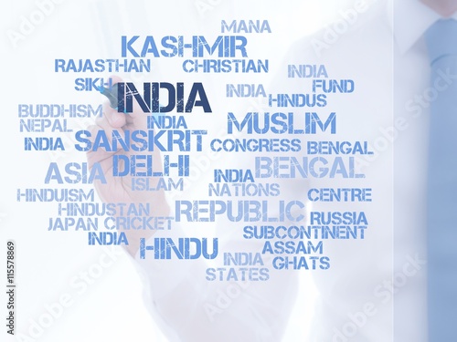 Tableau sur toile India