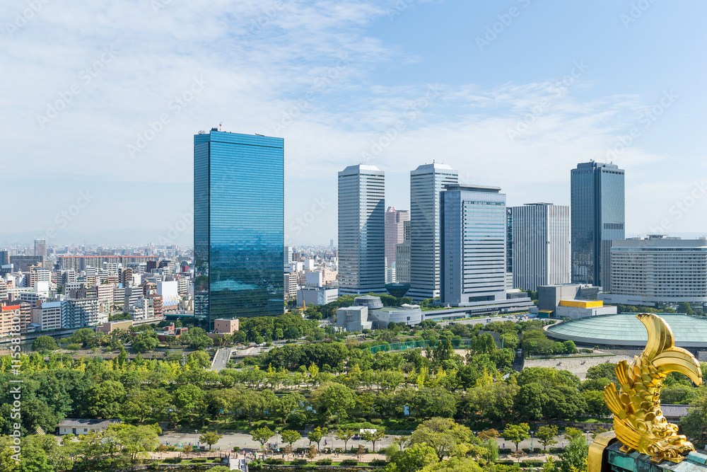 Fototapeta premium Osaka skyline
