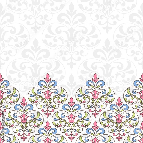 Floral pattern for invitation card.