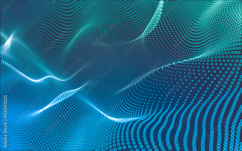 Abstract polygonal space low poly dark background, 3d rendering Abstract polygonal space low poly dark background, 3d rendering
