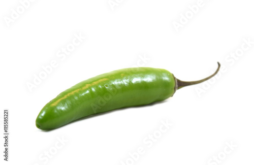 Obraz na płótnie Spicy green serrano pepper 