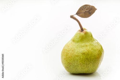 Bartlett pear isolated on white background