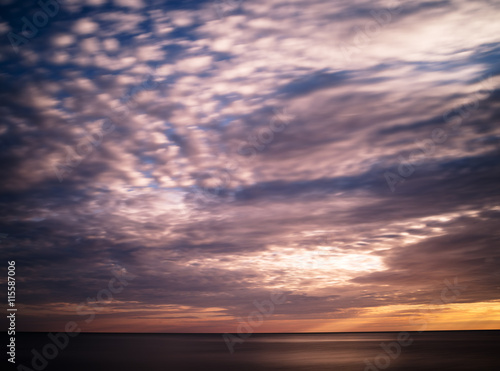 Gorgeous sunset near ocean © spacedrone808