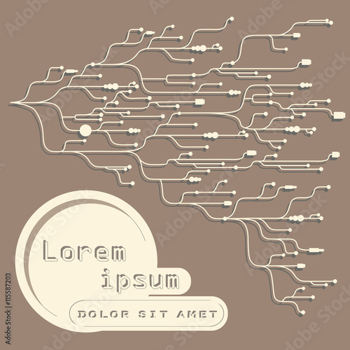 Pattern - a microchip