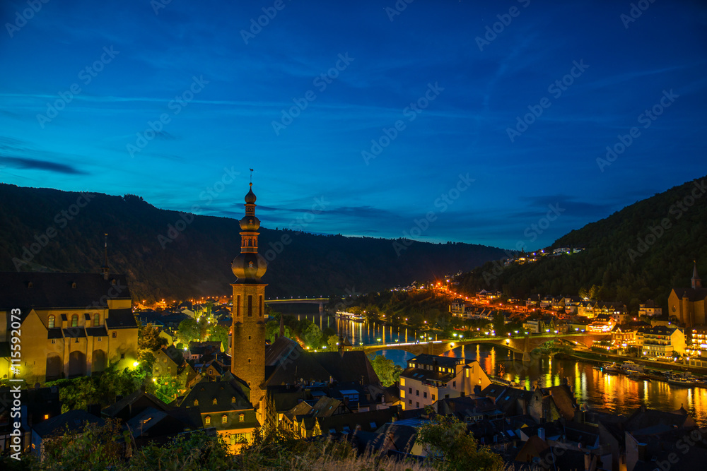 Reichsburg, nice castle in Cochem at the river Mosel, Germany