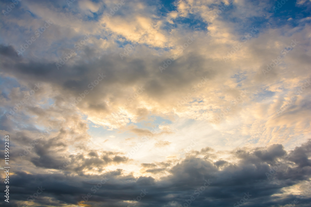 Obraz premium sunset sky