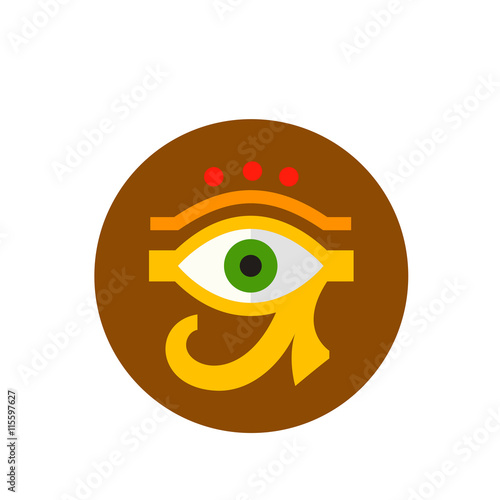 Eye of Ra or Horus Icon