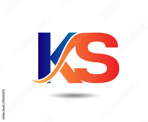 KS company linked letter logo
