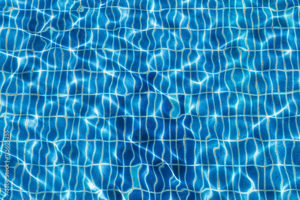 Beautiful water texture in swimming pool