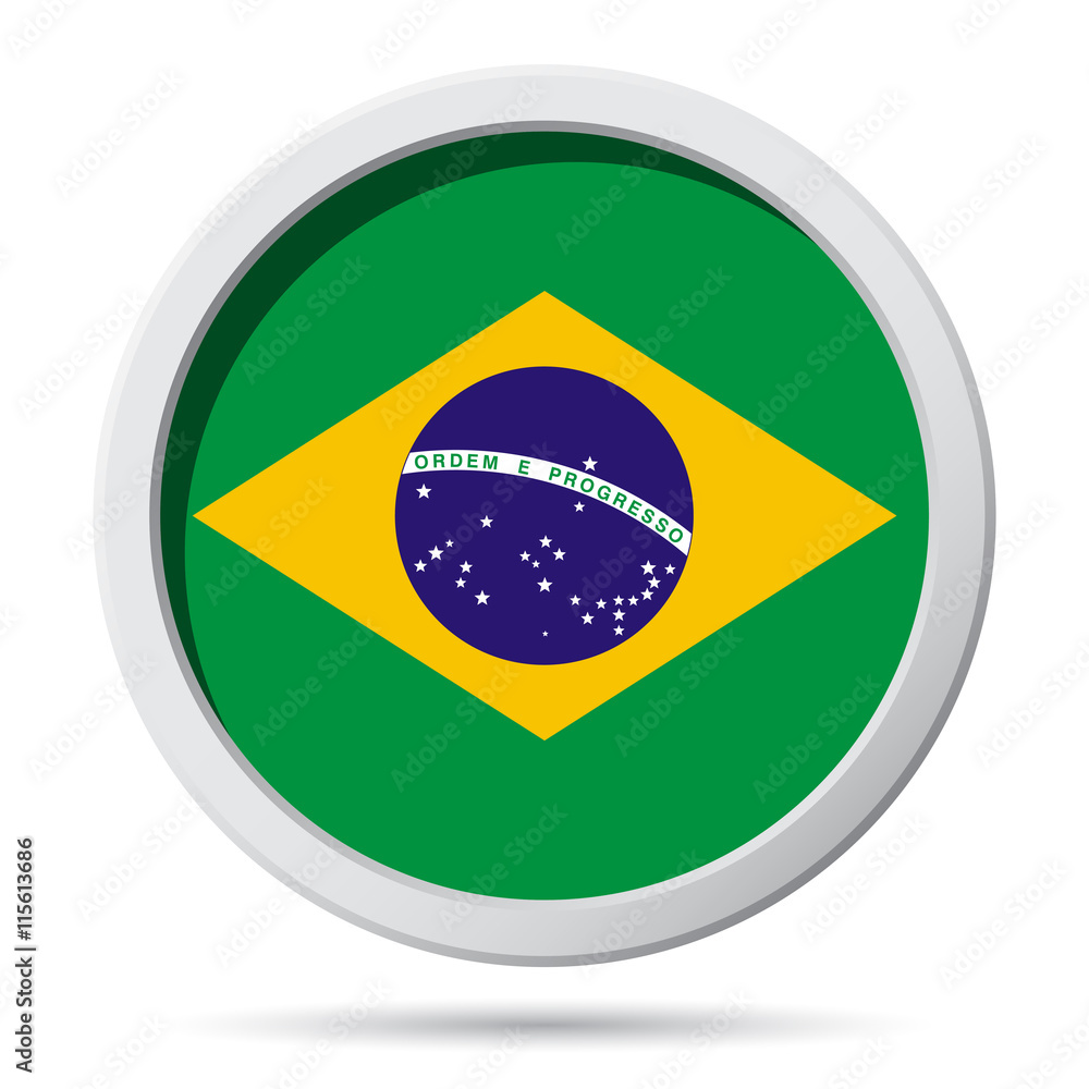 Brazil fag badge