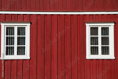 traditional scandinavian wooden house © franco lucato