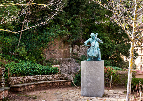 Statue of Pablo Casals. Spain photo