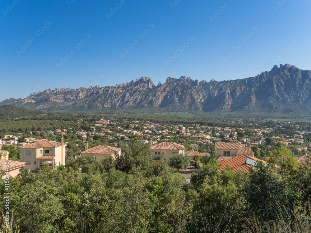 Montañas de Montserrat desde Collbató, Barcelona OLYMPUS DIGITAL CAMERA