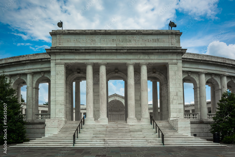 The Arlington Memorial Amphitheater in Arlington, Virginia.