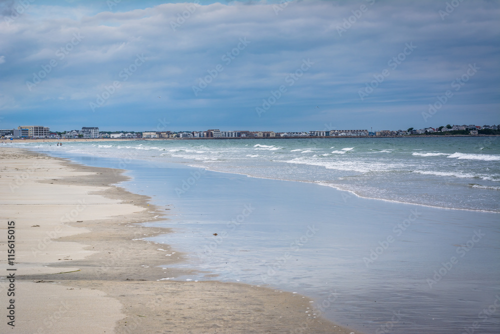 The Atlantic Ocean, in Hampton Beach, New Hampshire. The Atlantic Ocean, in Hampton Beach, New Hampshire.