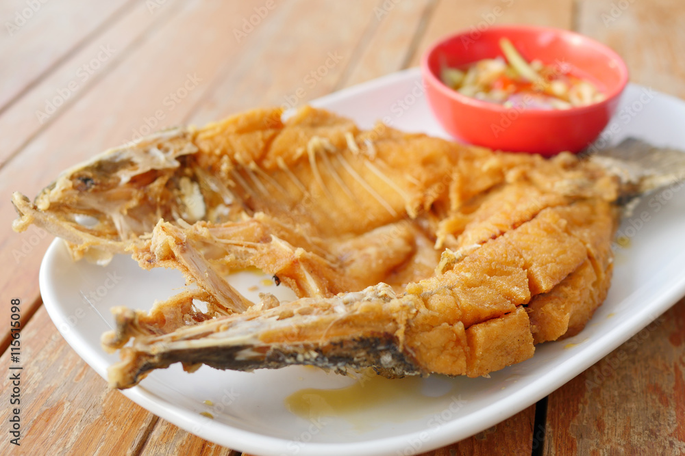 deep fried snapper, asian thai seafood deep fried snapper, asian thai seafood
