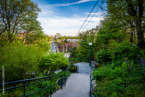 Photography The Baldwin Steps at Spadina Park, in Midtown Toronto, Ontario.