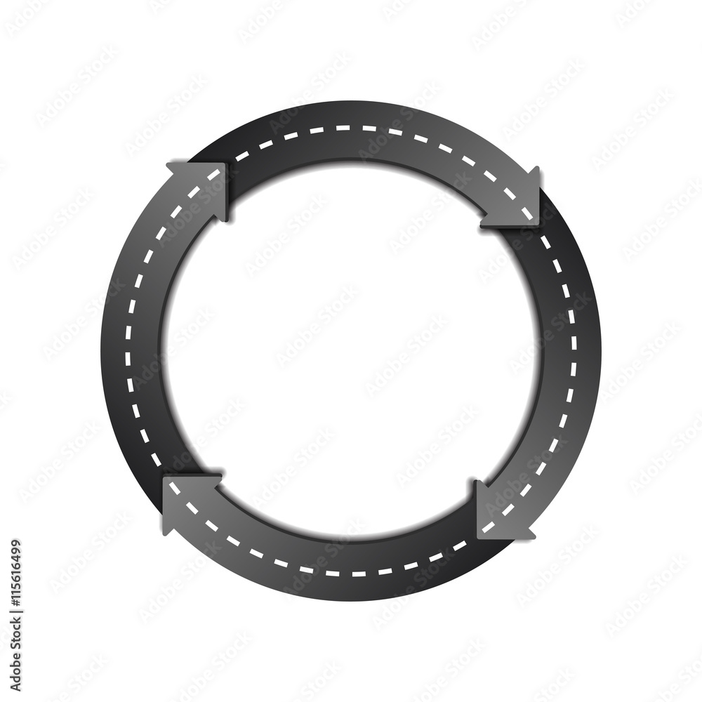 Circles Arrow Road Circles Arrow Road