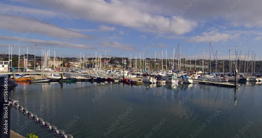Fishing vessels at the dock in the morning Fishing vessels at the dock in the morning